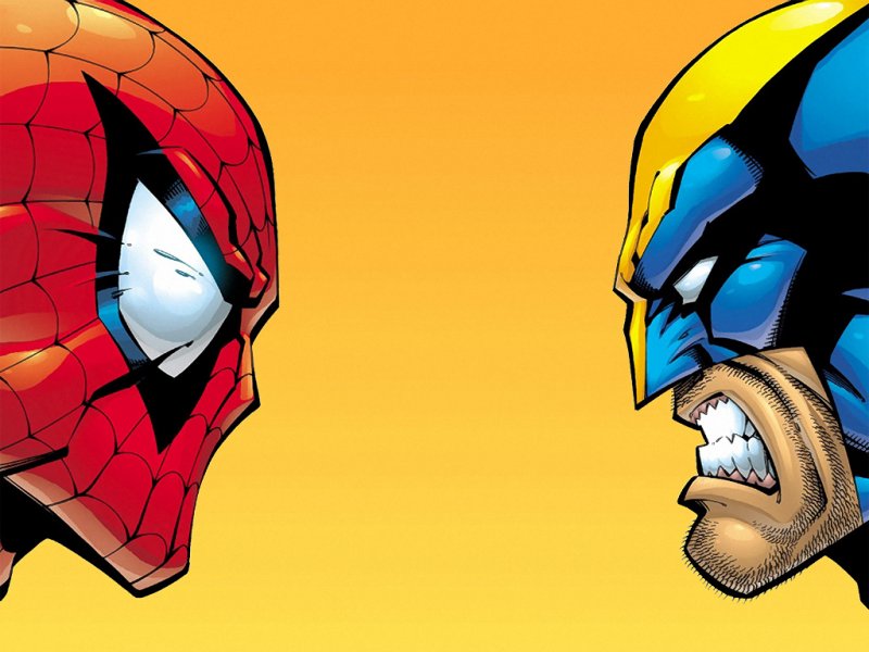 Spiderman vs Wolverine (800x600 - 72 KB)